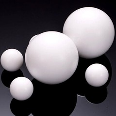 White Solid PTFE Plastic Balls Dia~∅1mm-∅63mm Anticorrosion Diaphragm Pump Ball