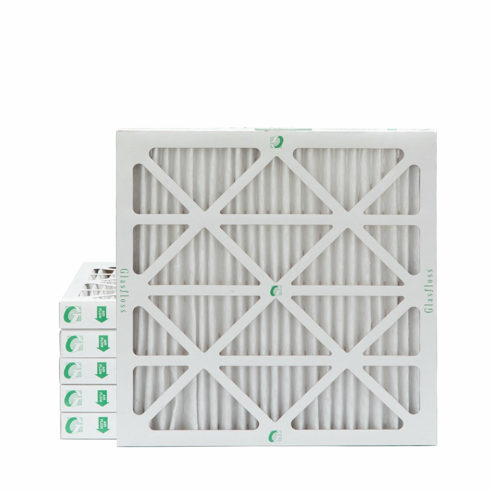 Glasfloss ZL 18x18x2 MERV 10 (FPR 7) Pleated Furnace Air Filters. 6 Pack