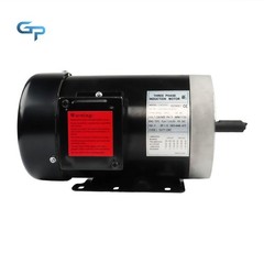 2 HP General Electric Motor 3 Phase 56C Frame 1800 RPM TEFC 230 / 460 Volt New