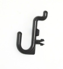 Plastic Black J & L Style Pegboard Hooks Kit – 200 Pack PEGBOARD NOT INCLUDED