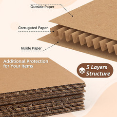 Shipping Boxes Mailers Assorted Sizes 10X7X5, 9X6X4, 8X6X4 Inches Corrugated Car
