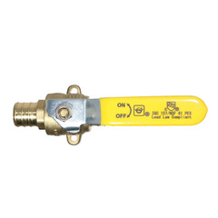 100 Pcs. 3/4″ Pex Ball Valve with Drop Ear, Lead Free Brass, 24-3-4=100