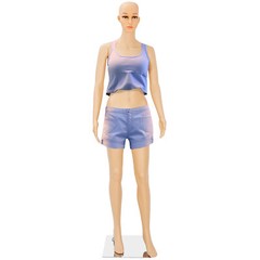 PP Female Mannequin Realistic Display Head Turns Dress Body Form Show Model