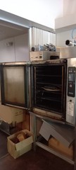 “HOBART CE10FD” ELECTRIC DIGITAL COMBINATION OVEN /STEAMER ON STAND WITH 8 RACKS