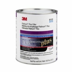 3M 01131 Platinum Plus Gold Lightweight Body Filler, 1 Gallon