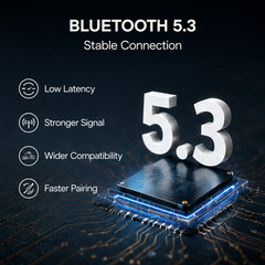 Bone Conduction Headphones, Bluetooth 5.4 Open Ear Wireless Headphones with Mic,