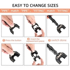 Push to Connect Removal Tool For 1/2”, 3/4”, 1” Push Fitting Pex Removal Tool