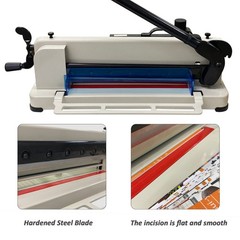 HFS(R) Heavy Duty Guillotine Paper Cutter – 12″ Commercial Steel A3/A4 Trimmer