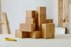 25 Packs Small Shipping Boxes 7X5X4 Inches, Kraft Corrugated Cardboard Boxes,…