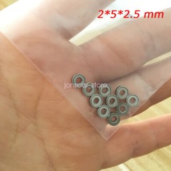 5/100PCS (1.5 x 4 x 2 mm) 681XZZ Metal Double Shielded Ball Bearings For Toy