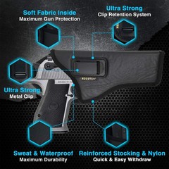 Houston Gun Holsters IWB ECO Leather Concealment Holster, Inside Waistband Ca…