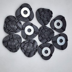 *100-Pieces* Whip Mix Magnetic Disposable Plastic Mounting Plates 20002369