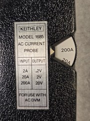 Vintage Keithley 1685 Clamp-on AC Current Probe Max 300 Amps 600 Volts