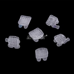 UPS AZDENT Dental Orthodontic Ceramic Brackets Braces Roth 0.022 3-4-5 Hooks