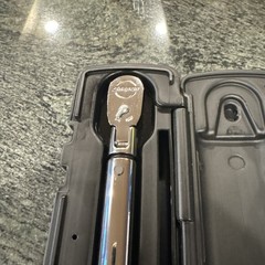 Snap-On qd2fr75b 3/8” drive sae adjustable click type flex head torque wrench