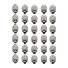 30 Pcs 1/2 Inch Liquid Tight Connector PVC Electrical Conduit Fittings Straight