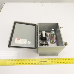 Hoffman A-10086CH 10″ x 8″ x 6″ Electrical Enclosure W/ .050kVA Transformer