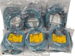 SEALED Turck RJ45 FKFDD 440-1.5M Female Ethernet Receptacle U-61793 Lot of 30