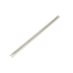 Concession Essentials Clear Jumbo Plastic Drinking Straws 7.75″ Wrapped 500 Pack