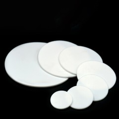 Dia 5mm-150mm PTFE Solid Disc Round Pads Gasket Thick 0.5/1/1.5/2/3/4/5/6/8mm