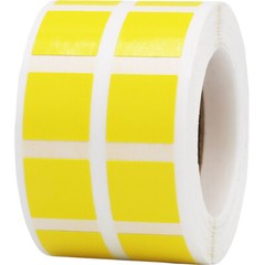 Square Stickers | 0.5″ Inch Square Shape | 1,000 Pack | Pick One Color