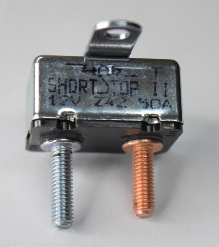 Bussmann ShortStop Type II 12v 50A 12X Thermal Circuit Breaker Modified Reset