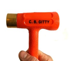 24-ounce Dual-Head Dead Blow Hammer – Brass & ABS heads – Great for Gunsmiths