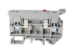 Altech Corp CAFL4U(L)/220 Fuse Terminal w/LED 16A, 600V 22-12 AWG, 9mm Gray – x1