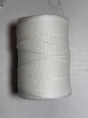 #9 Waxed Twine String 195 Yard Roll Cable Lacing Cord White INFWAXEDSTRING
