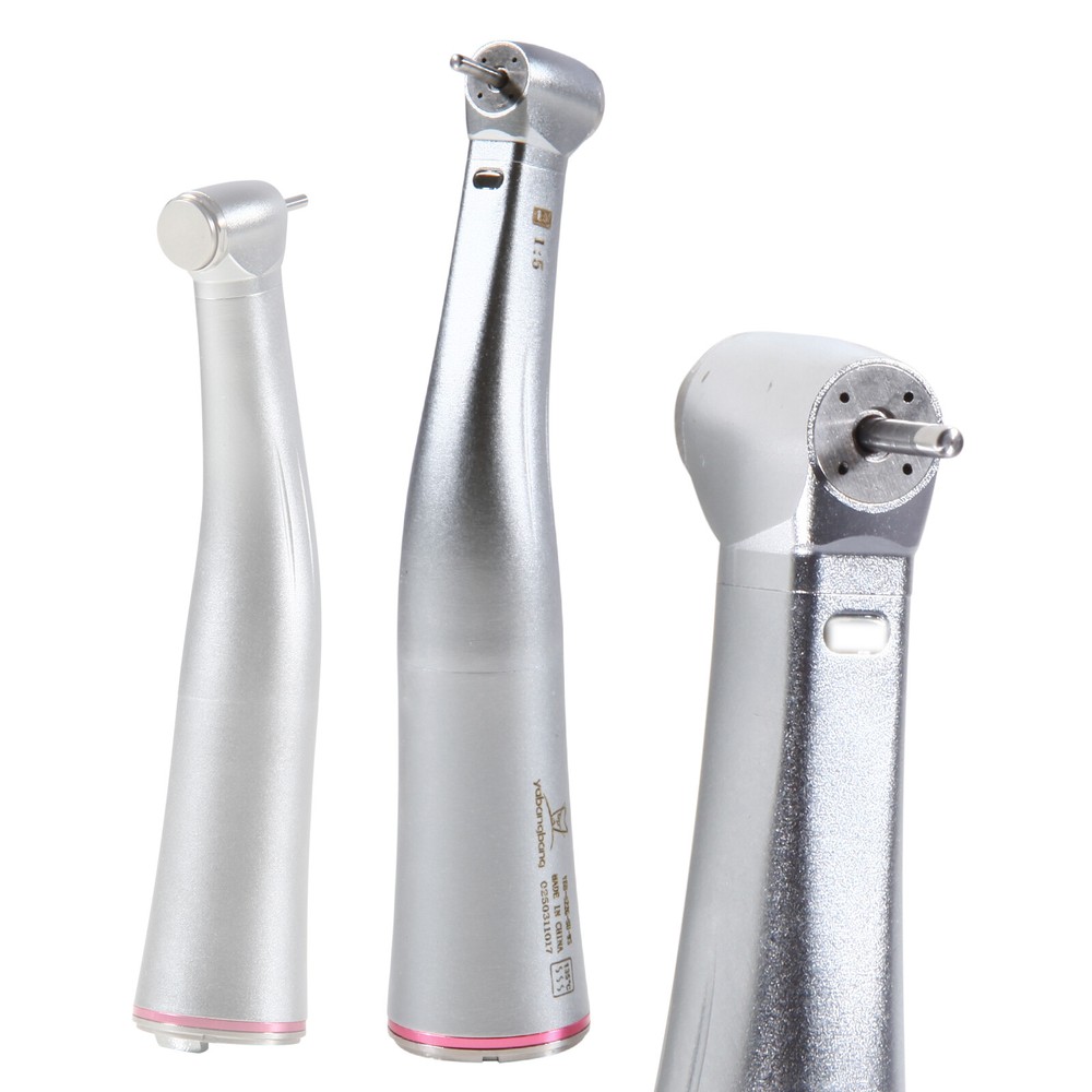 Dental LED 1:5 fiber optic Handpiece Contra Angle For KAVO NSK Electric Motor