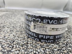(QTY 4) Pasco 9052-R: 2″ x 100′ 10 Mil PVC Plastic Protection Pipe Wrap Tape