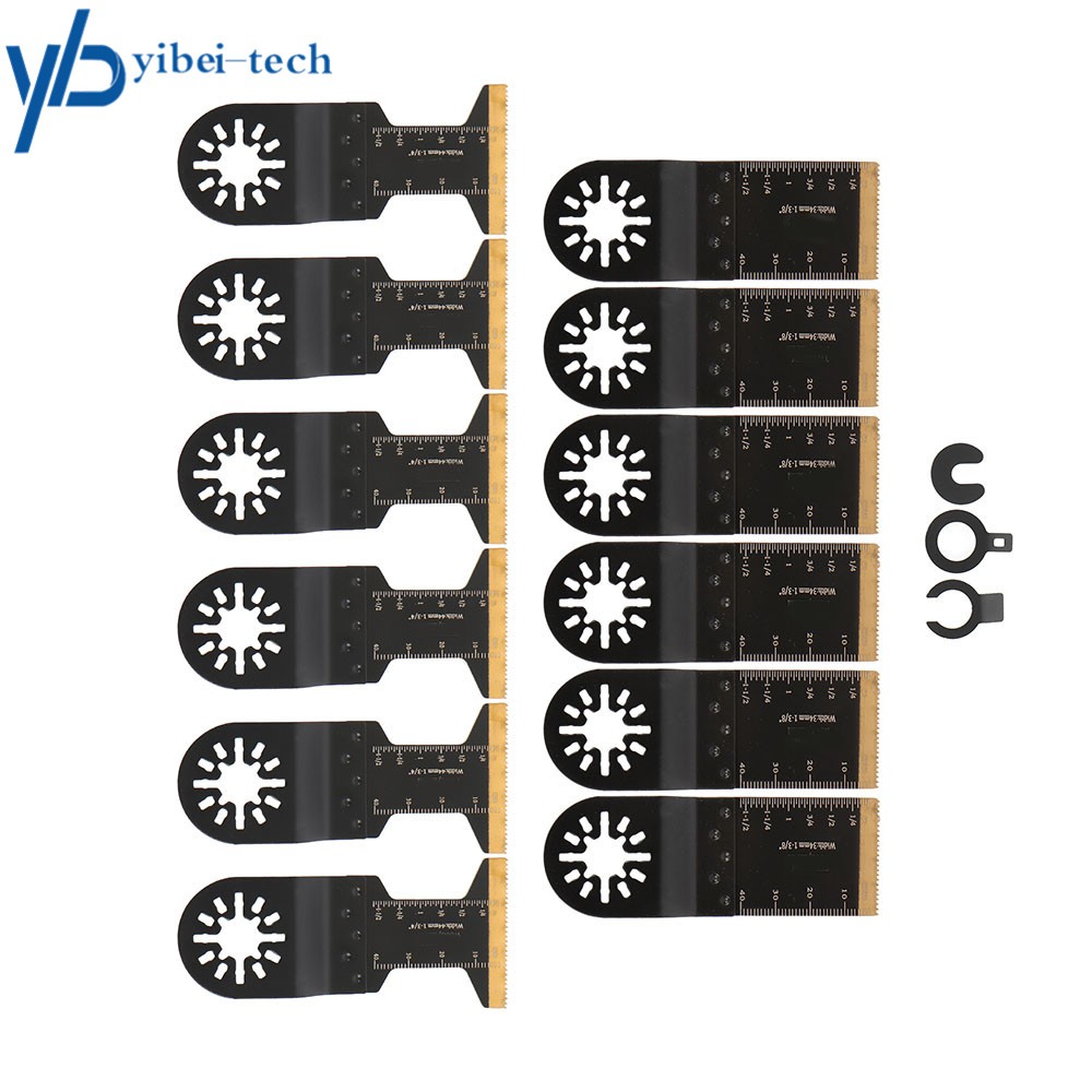 6 Pack 34mm/1.34″ and 6 Pack 44mm/1.73″ Ocillating Tool Vibrating Saw Blades
