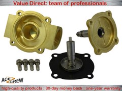 1 inch 220V-240V AC Normally Closed Brass Electric Solenoid Valve NPT