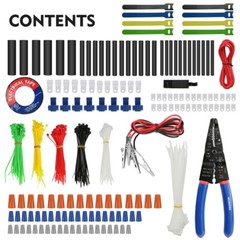 WORKPRO 582-piece Crimp Terminal Electrical Repair Kit with Wire Cutter Stripper