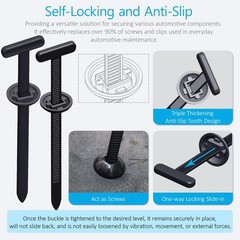 Nylon Universal Cable Tie Buckles – Multi-functional T 0.5 inches, 30pcs
