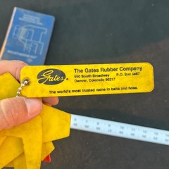 Weatherhead & Gates TA-1002 SAE & Metric Thread Identification Kit Caliper Gage