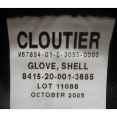Government Military Issue SMALL Chemical Protective Glove Shells & Inserts, 1 Pr