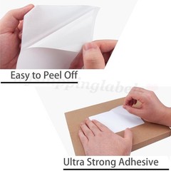 8000 4″x6″ Fanfold Direct Thermal Shipping Labels Perforated for Zebra & Rollo