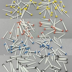 Glass Fiber Post Dental Fiber Post Teeth Restorative 1.2/1.4/1.6/1.8mm 200pc USA