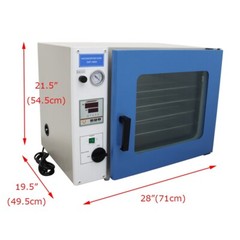 4 Shelves 1.9 Cu ft Vacuum Drying Oven Lab Electric Heating Cabinet 110V 1400W