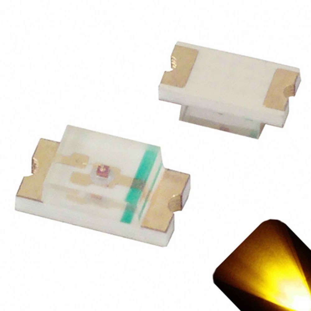 10 x LED 1206 Yellow Gold SMD LEDs SMT Lights Super Ultra Bright Car RC PC Xbox