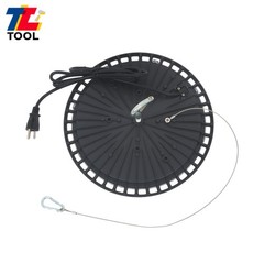 4 Pcs 18000LM UFO LED 150W High Bay Light Lighting Fixture With Hook Safety Rope