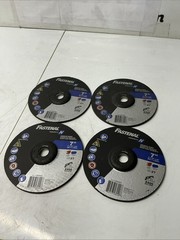 Lot 4 Fastenal 0898861 7” x 1/4” x 7/8” Type 27 Grinding Wheels W-687