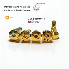 US Dental Healing Abutment Cap Mini Regular Platform Fits Ostem Hiossen Implant