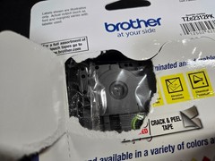 NEW Brother TZe-2312PK P-Touch Label Tape Black on White 1/2″ 12mm Value 2 Pack