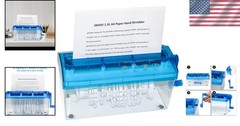 Eco-Friendly Hand Powered Paper Shredder – Ideal for Home & Office use
