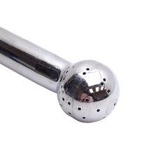 ISS Sanitary Supply Tube With Spray Ball, 1/2in Tri-Clamp 8.12in Internal Length