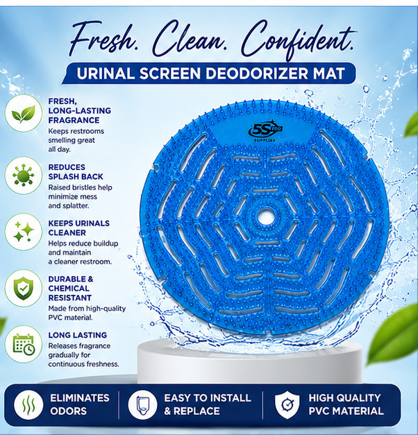 Urinal Deodorizer Mats 6.2″ 10 pack ⭐ INTRODUCTORY eBay SPECIAL ⭐