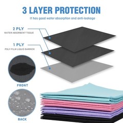 Black Disposable Dental Bibs 3-Ply Medical Tattoo Towel 13″x18″-Up to 2000