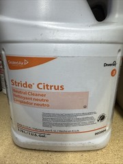 Diversey 101109754 Neutral Floor Cleaner, Liquid Stride Citrus 1 Gallon